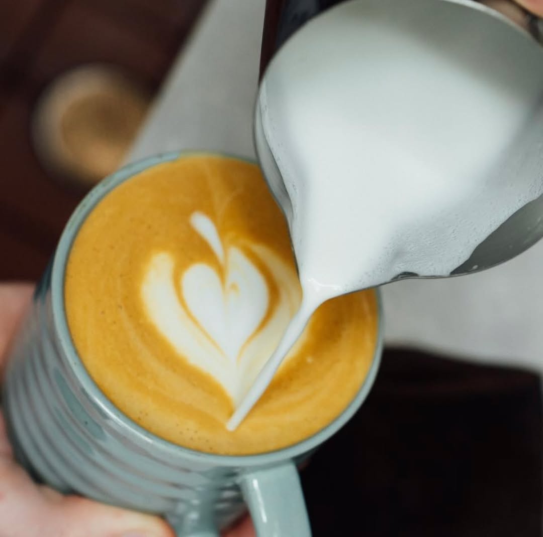 Pouring Milk for Latte Art