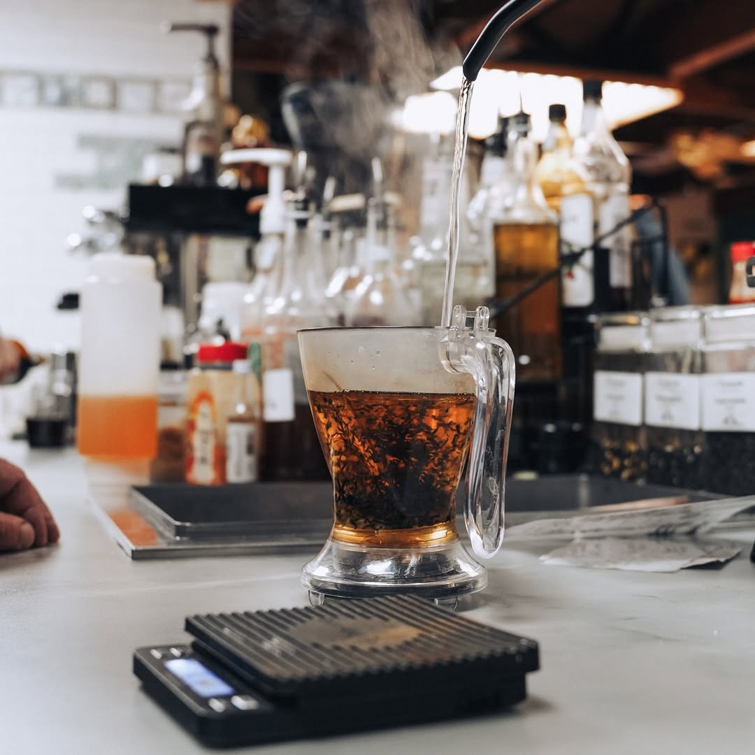 Pouring Fresh Tea